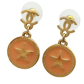 Boucles d'oreilles motif étoile Chanel Coco Mark Doré Autre