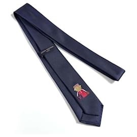 Louis Vuitton-Gravata Louis Vuitton LV Gaston Marinho-Azul marinho