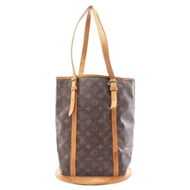 Louis Vuitton-Louis Vuitton Bucket GM Monogram Shoulder Bag-Brown