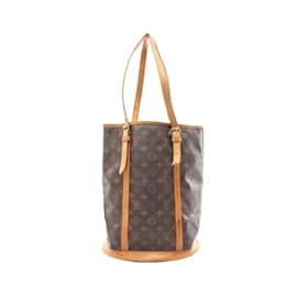 Louis Vuitton-Louis Vuitton Bucket GM Monogram Shoulder Bag-Brown