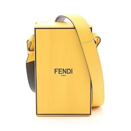 Fendi-Fendi Box Shoulder Bag-Yellow