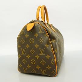 Louis Vuitton-Bolsa Louis Vuitton Monogram Speedy 30-Marrom