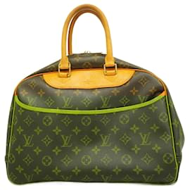 Louis Vuitton-Bolsa Deauville Monogram Louis Vuitton-Marrom