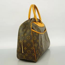 Louis Vuitton-Bolsa Deauville Monogram Louis Vuitton-Marrom