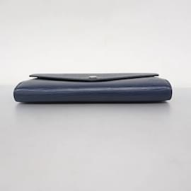 Louis Vuitton-Louis Vuitton Long Wallet Epi Portefeuille Sarah M60590-Blue