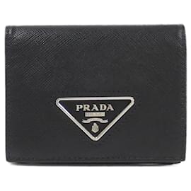 Prada-Prada Saffiano Coin Purse-Black