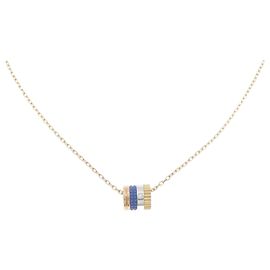 Collana Piccola Quatre Bleu di Boucheron Rosa Bianco Giallo