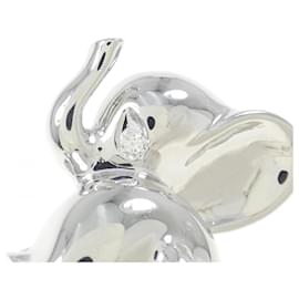 Autre Marque-Ponte Vecchio 18K White Gold Diamond Brooch-Other