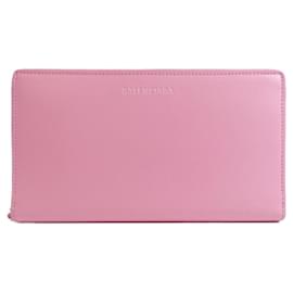 Balenciaga-Balenciaga Essential Continental Wallet-Pink