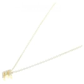Autre Marque-Ponte Vecchio Initial Necklace 0.06CT-Yellow