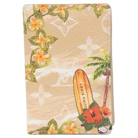 Louis Vuitton-Louis Vuitton Surfing Monogram Organizer de Poche-Beige,Other