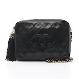 Chanel-Chanel Matelasse Shoulder Bag-Black