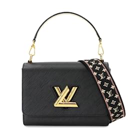 Louis Vuitton-Louis Vuitton Epi Twist MM 2way Hand Shoulder Bag-Black