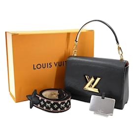 Louis Vuitton-Louis Vuitton Epi Twist MM 2way Hand Shoulder Bag-Black