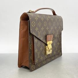 Louis Vuitton-Louis Vuitton Monogram Monceau Handbag-Brown