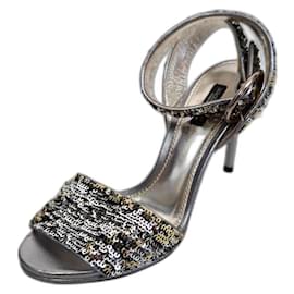 Dolce & Gabbana-Dolce & Gabbana sequin shoes-Silvery