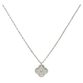 Van Cleef & Arpels-Van Cleef & Arpels Sweet Alhambra K18WG White Gold Necklace-Other