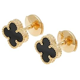 Van Cleef & Arpels-Van Cleef & Arpels Sweet Alhambra K18YG Yellow Gold Earrings-Other