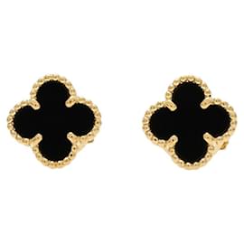 Van Cleef & Arpels-Van Cleef & Arpels Sweet Alhambra K18YG Yellow Gold Earrings-Other