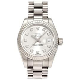 Rolex-Rolex Datejust 26 Silver Dial Wristwatch-Other