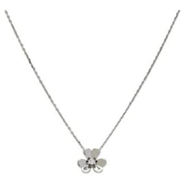 Van Cleef & Arpels-Van Cleef & Arpels Frivole Mini K18WG White Gold Necklace-Other