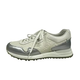 Louis Vuitton-Louis Vuitton Monogram Empreinte Sneakers-Silvery,White
