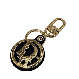 Christian Dior-Christian Dior Dior D-TOUCH Key Ring-Black,Golden