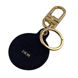 Christian Dior-Christian Dior Dior D-TOUCH Key Ring-Black,Golden