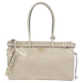 Prada-Prada 1BA433 Shoulder Bag-Beige