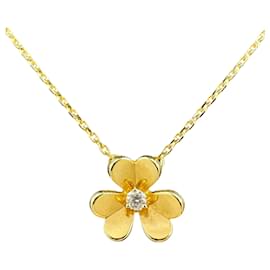 Van Cleef & Arpels-Van Cleef & Arpels Frivole Mini Pendant Necklace-Golden