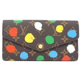Louis Vuitton-Louis Vuitton Monogram Portefeuille Sarah Wallet-Brown