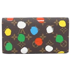 Louis Vuitton-Louis Vuitton Monogram Portefeuille Sarah Wallet-Brown