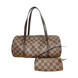 Louis Vuitton-Louis Vuitton Damier Ebene Papillon Handbag-Brown