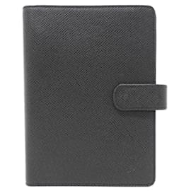 Louis Vuitton-Louis Vuitton Taiga Agenda MM Organizer-Grey
