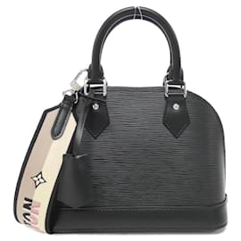 Louis Vuitton-Louis Vuitton Epi Alma BB Handbag-Black
