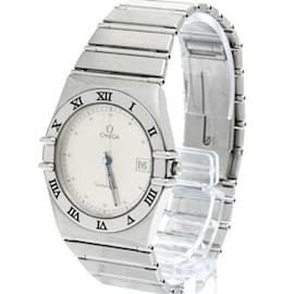 Omega-Omega Constellation Stainless Steel Quartz Wristwatch-Other