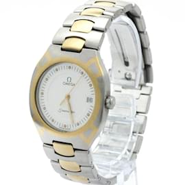Omega-Omega Seamaster Polaris 18K Gold Steel Men's Watch-Other