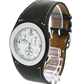 Hermès-Hermes Harnais Chronograph Steel Quartz Watch-Other