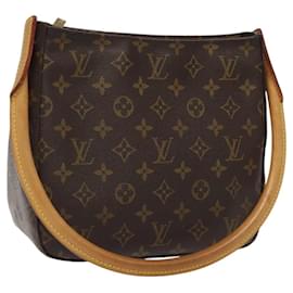 Louis Vuitton-LOUIS VUITTON Monogram Looping MM Shoulder Bag M51146 LV Auth ep7719-Monogram