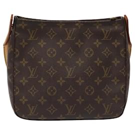 Louis Vuitton-LOUIS VUITTON Monogram Looping MM Shoulder Bag M51146 LV Auth ep7719-Monogram