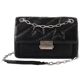 Zadig & Voltaire Borsa a spalla Ziggy XL in pelle nera Nero