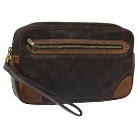 LOUIS VUITTON Monogram Marly Dragonne GM Bolsa Clutch M51825 LV Auth th5720 Monograma