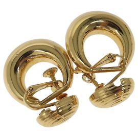Ohrring SAINT LAURENT Metall Gold Auth bs22968 Golden
