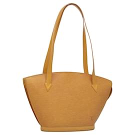 Louis Vuitton-LOUIS VUITTON Epi Saint Jacques Poignees Long Bag Yellow M52339 LV Auth BD207-Yellow