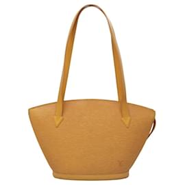 Louis Vuitton-LOUIS VUITTON Epi Saint Jacques Poignees Long Bag Yellow M52339 LV Auth BD207-Yellow