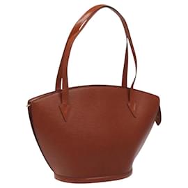 Louis Vuitton-LOUIS VUITTON Epi Saint Jacques Shopping Shoulder Bag Brown M52263 Auth ep7710-Brown