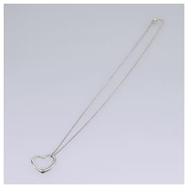 Autre Marque-TIFFANY&Co. Open Heart Necklace Ag925 Silver Auth am7908-Silvery