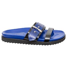 Alexander McQueen Embossed Sandals Blue