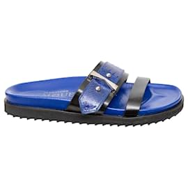 Alexander Mcqueen-Alexander McQueen Embossed Sandals-Blue