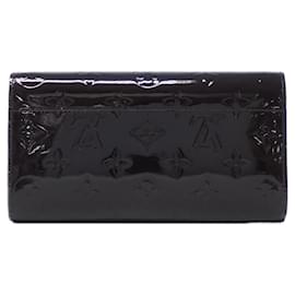 Louis Vuitton-Louis Vuitton Vernis Portefeuille Sarah M90152 Wallet-Dark red